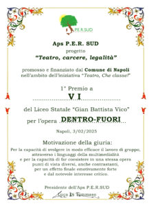 Premio Liceo Statale "Gian Battista Vico" classe V I